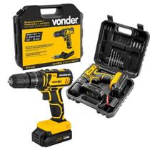 Parafusadeira 3/8 20V 2 Baterias Carregador Vonder Bivolt Parafusadeira 3/8 20V 2 Baterias Carregador Vonder Bivolt
