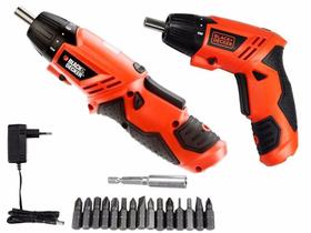 Parafusadeira 4.8V Bateria Black+Decker Bivolt