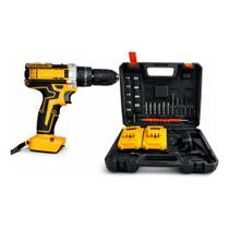 Parafusadeira 48V Sem Fio com Kit Profissional 2 Baterias e Acessórios