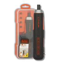 Parafusadeira 4V Litio ION 1/4 /Acess Push + Go Black Decker