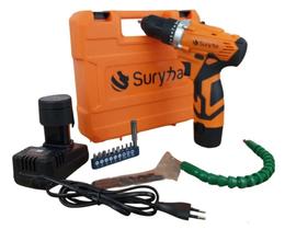 Parafusadeira A Bateria 12v Suryha Cor Laranja