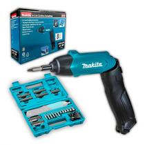 Parafusadeira a Bateria 3.6V DF001DW Makita com Empunhadura Ergonômica Kit com 81 Acessórios Parafusadeira a Bateria 3.6V DF001DW Makita com Empunhadura Ergonômica Kit com 81 Acessórios
