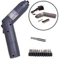 Parafusadeira à Bateria 3,6V Bivolt c/ Kit 13 Acessórios MP-36 FERRARI
