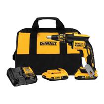 Parafusadeira a Bateria Dewalt Drywall 20V 1/4" - Bivolt Kit com 2 Baterias Brushless DCF620D2