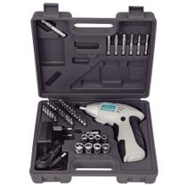 parafusadeira Bateria 4,8V Car.Bivolt 46 Peças Cinza Tramontina