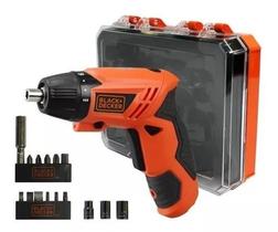 Parafusadeira Bateria 4,8v Kit 16 Peças E Maleta Black Decker Parafusadeira Bateria 4,8v Kit 16 Peças E Maleta Black Decker
