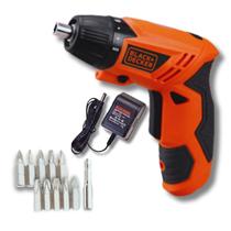 Parafusadeira Bateria Black Decker 4.8v + Bits e Carregador Bivolt Portátil Sem Fio Montador Móveis Parafusadeira Bateria Black Decker 4.8v + Bits e Carregador Bivolt Portátil Sem Fio Montador Móveis