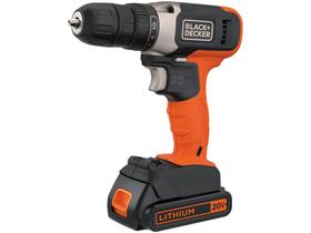 Parafusadeira Black Decker a Bateria 20V 3/8” - Velocidade Reversível BCD702C1-BR Parafusadeira Black Decker a Bateria 20V 3/8” - Velocidade Reversível BCD702C1-BR