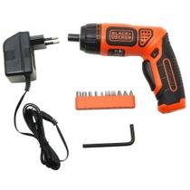 Parafusadeira Black Decker Sem Fio BDCS36F c/ 10 Acessórios 3,6V