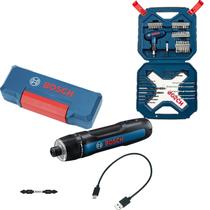 Parafusadeira Bosch Go 3a Geração 3,6v Bit Com Kit 54 Peças