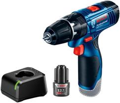 PARAFUSADEIRA BOSCH GSB 120-Li C/2 BAT 12V 2AH C/32PCS+MALETA