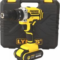 Parafusadeira com Impacto 20V 1350 RPM Com Carregador Bateria Maleta PFL-20CI Lynus Parafusadeira com Impacto 20V 1350 RPM Com Carregador Bateria Maleta PFL-20CI Lynus
