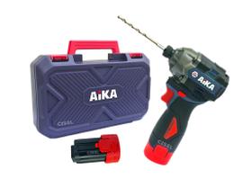 Parafusadeira de Impacto 1/4" Aika 16V AD-W150B - Com 2 Baterias