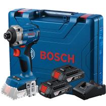 Parafusadeira de impacto 1/4" bateria 18V 2Ah Brushless com 2 baterias - GDR 18V-215 (110V/220V)