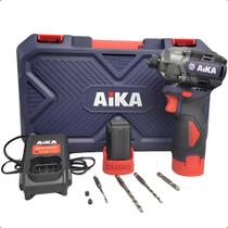 Parafusadeira De Impacto 1/4 Engate Rápido 2 Baterias 16v Aika