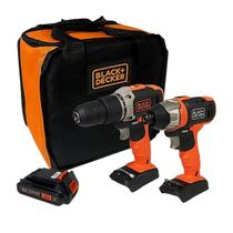 Parafusadeira De Impacto 1/4 + Furadeira 3/8 De Impacto Biv.