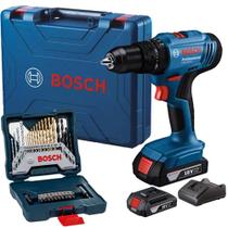 Parafusadeira de Impacto 2 Bateria e Estojo de Brocas 30 Pçs BOSCH Parafusadeira de Impacto 2 Bateria e Estojo de Brocas 30 Pçs BOSCH