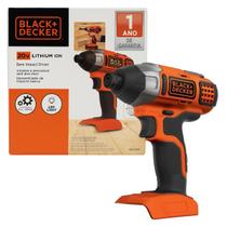 Parafusadeira de Impacto 20V Bare B+Dean - Black+Decker