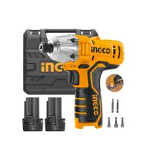 Parafusadeira de impacto ingco 1/4" cirli1201-9 com 2 baterias 1.5am 12v Parafusadeira de impacto ingco 1/4" cirli1201-9 com 2 baterias 1.5am 12v