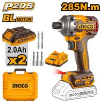 Parafusadeira de Impacto INGCO BL Bateria 20V P20S