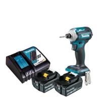 Parafusadeira De Impacto Makita 2 Baterias 5ah Dtd172z Carregador Rapido
