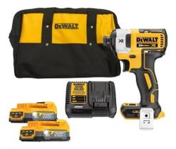 Parafusadeira Dewalt impacto DCF887B 20V 2 Bat 1,7ah + Bolsa