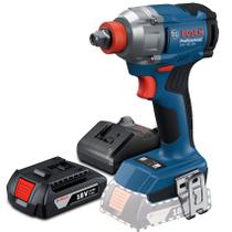 Parafusadeira E Chave De Impacto 1/2 Gdx 18v-285 Brushless 1 Bateria E Carregador Bosch Bivolt 60hz