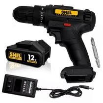 Parafusadeira e Furadeira 12V com Impacto, 19 Posições de Torque e Maleta Parafusadeira e Furadeira 12V com Impacto, 19 Posições de Torque e Maleta