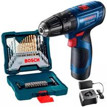 Parafusadeira e Furadeira 12V com Impacto GSB 120-LI + Estojo 34 Peças X-Line Titânio BOSCH