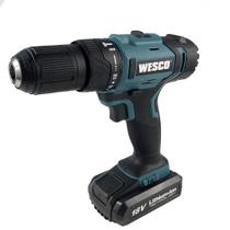 Parafusadeira e Furadeira 2 baterias 18v com Impacto Wesco WS2937K2 * 13152 Parafusadeira e Furadeira 2 baterias 18v com Impacto Wesco WS2937K2 * 13152