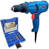 Parafusadeira e Furadeira 400W com Estojo Brocas e Pontas de 41 Peças EVALD Parafusadeira e Furadeira 400W com Estojo Brocas e Pontas de 41 Peças EVALD