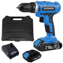 *Parafusadeira e Furadeira à Bateria 21V 3/8 POL Bivolt G12103/BR GAMMA Bivolt