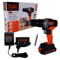 Parafusadeira e Furadeira Bateria 20v BCD704C1-BR Black Decker
