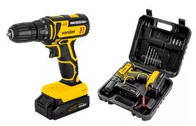 Parafusadeira e Furadeira Bateria 20v PFV020 Com Acessórios - Vonder 9790