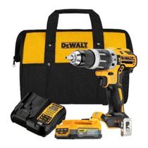 Parafusadeira E Furadeira De Impacto Dewalt 20 V Max, Modelo DCD796E1, Motor Brushlees , Com Carregador E Bolsa Para Tra