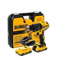 Parafusadeira e furadeira dewalt 1/2" brushless dcd7781d2 com 2 bateria 2ah e carregador 20v max