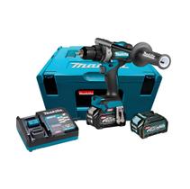 Parafusadeira e furadeira makita á barteria 40v com maleta 127v df001gd201