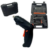 Parafusadeira e Furadeira Sem Fio 47 Peças Recarregável Maleta Completa Urbantek Parafusadeira e Furadeira Sem Fio 47 Peças Recarregável Maleta Completa Urbantek