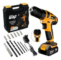 Parafusadeira e furadeira wap sem fio 12v bpf 12k3 com maleta bivolt Parafusadeira e furadeira wap sem fio 12v bpf 12k3 com maleta bivolt