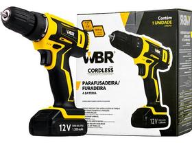 Parafusadeira Furadeira 1/32 A 3/8 Bateria Cordless - Wbr