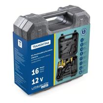 Parafusadeira Furadeira 12v 16 Pçs Bateria Maleta Tramontina Parafusadeira Furadeira 12v 16 Pçs Bateria Maleta Tramontina