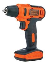 Parafusadeira/furadeira 12v 3/8" 10mm + 13pçs -black+decker