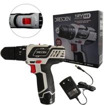 Parafusadeira Furadeira 12v Bateria Bivolt Maleta Lithium