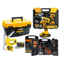 Parafusadeira Furadeira 12V Com 1 Bateria, Caixa e Jogo Ferramentas Completo Parafusadeira Furadeira 12V Com 1 Bateria, Caixa e Jogo Ferramentas Completo