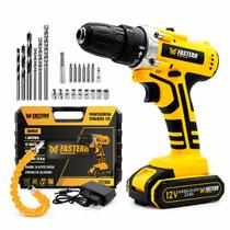 Parafusadeira Furadeira 12V Com 1 Bateria, Maleta e 24 Acessórios Fasterr FST006 Parafusadeira Furadeira 12V Com 1 Bateria, Maleta e 24 Acessórios Fasterr FST006