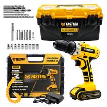 Parafusadeira Furadeira 12V com Caixa de ferramentas e Acessórios Fasterr