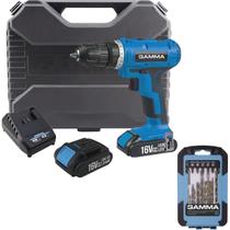 Parafusadeira Furadeira 16V Lithium 2 Baterias com Kit 27 Peças Bivolt Parafusadeira Furadeira 16V Lithium 2 Baterias com Kit 27 Peças Bivolt