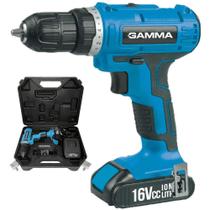 Parafusadeira Furadeira 16V Lithium (2 Baterias) - Gamma - G12102/Br