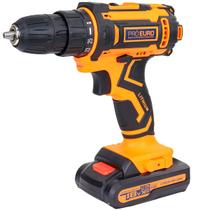 Parafusadeira Furadeira 18v 10mm Bivolt + Maleta e Acessórios - PRO EURO