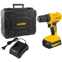 Parafusadeira Furadeira 18V 3/8 POL com Bateria e Carregador IPFV 1852 VONDER
